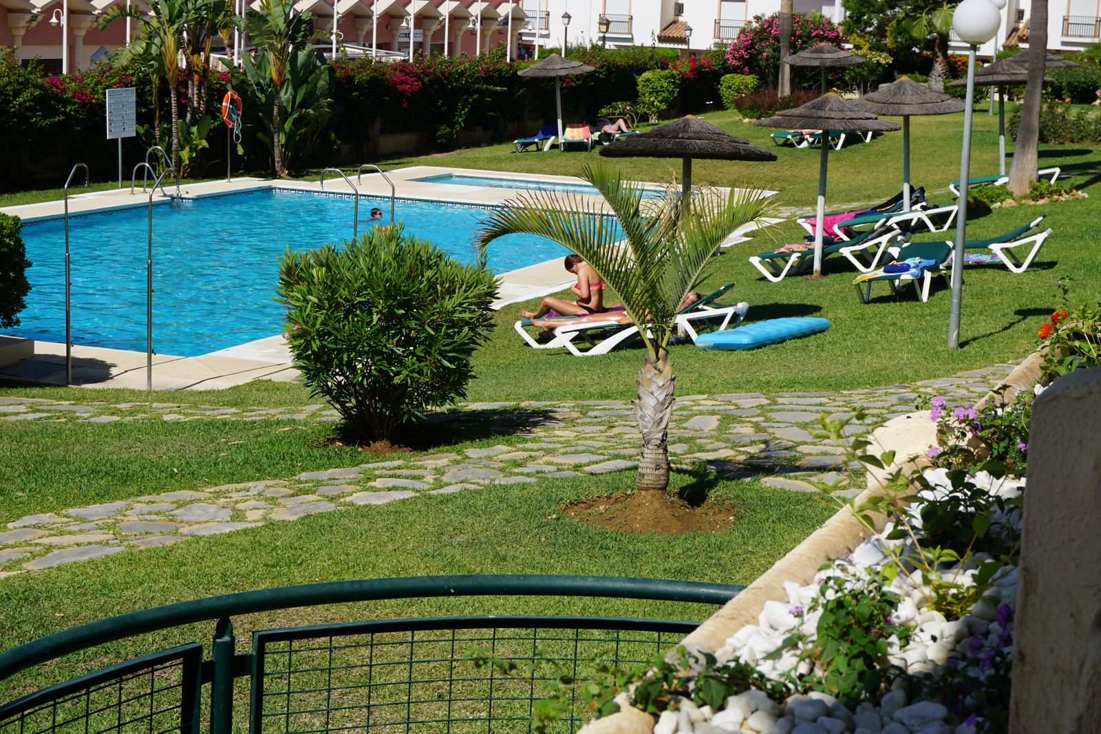 Pool view from terrace 